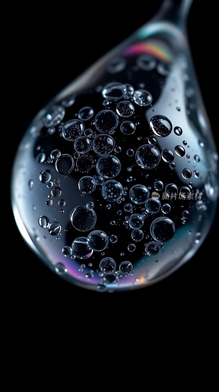 水滴中的气泡世界