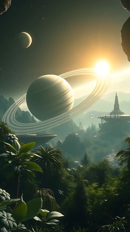 神秘星球上的绿色家园