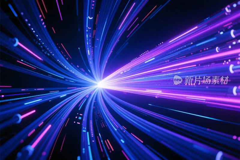 科技光束视觉效果