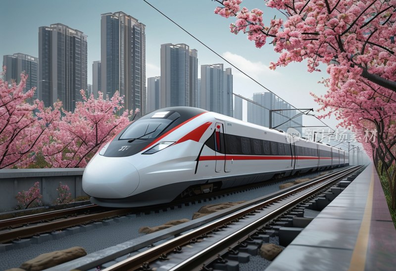 郑州地铁春日美景