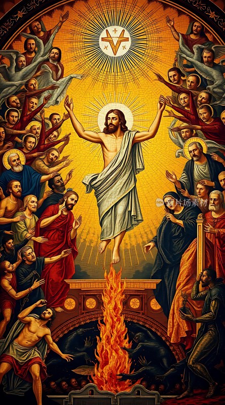 基督升天图
