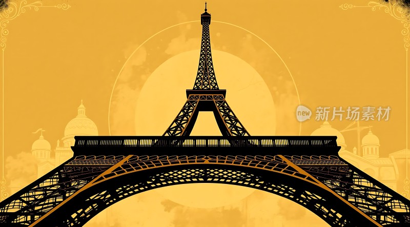 埃菲尔铁塔新片场素材