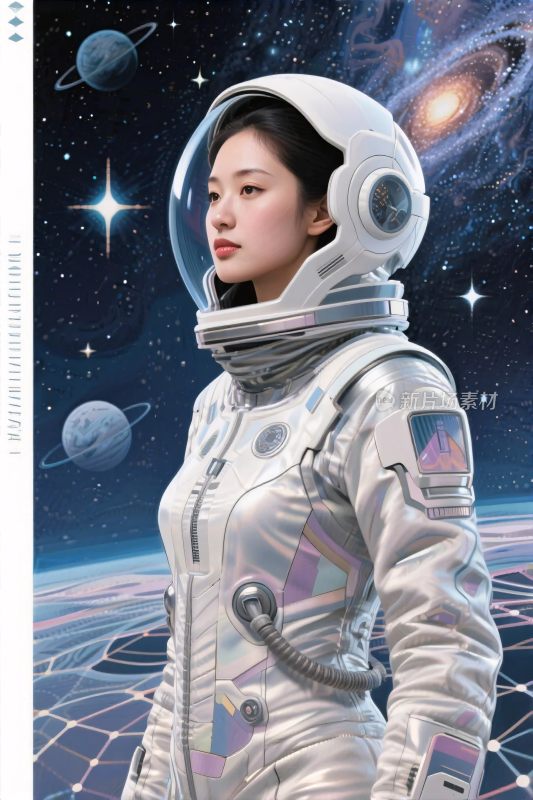 太空宇航员插画