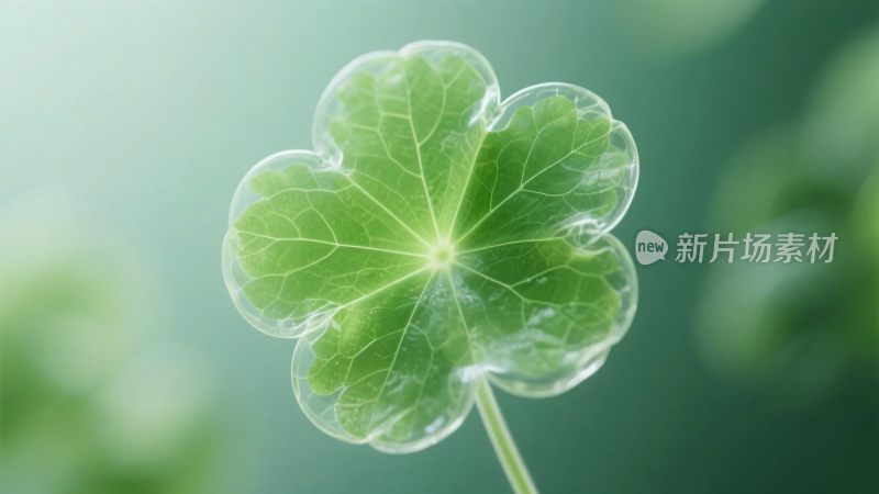 四叶草特写画面