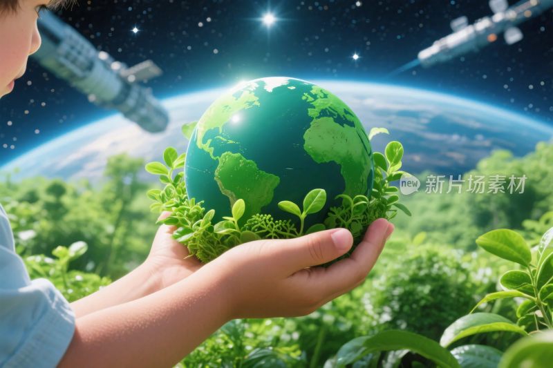 环保地球保护插画