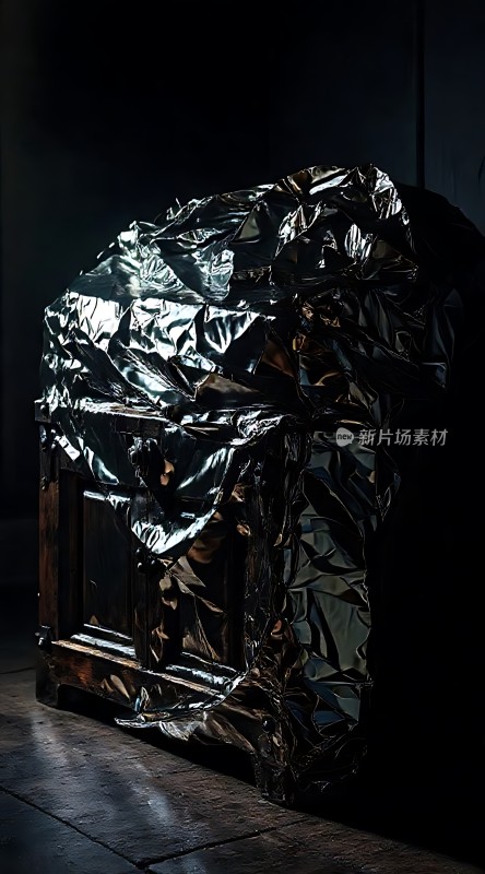 银色包装下的神秘木制家具