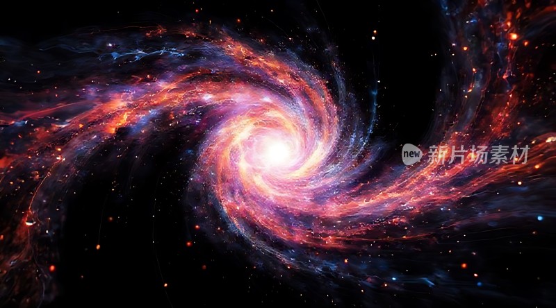 宇宙漩涡星云奇观