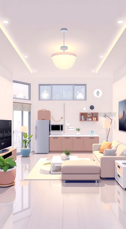 现代简约家居温馨舒适生活空间