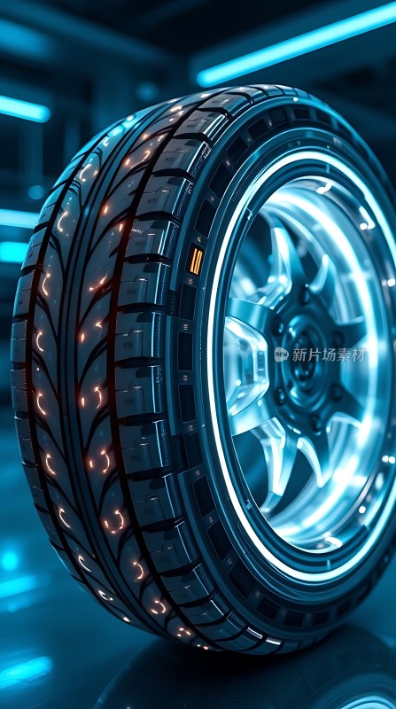 未来科技轮胎炫酷轮毂设计