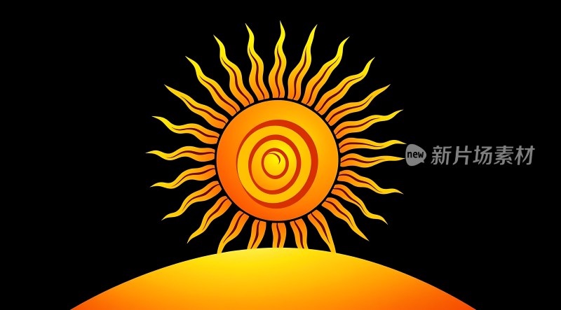 新片场素材太阳升起