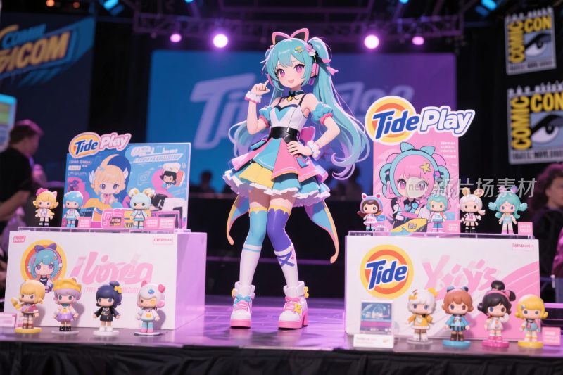 动漫角色手办展览