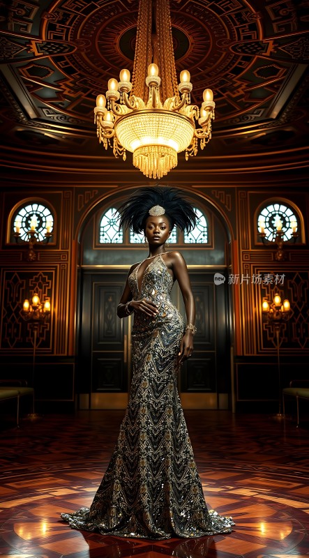 华丽舞会上的璀璨之夜