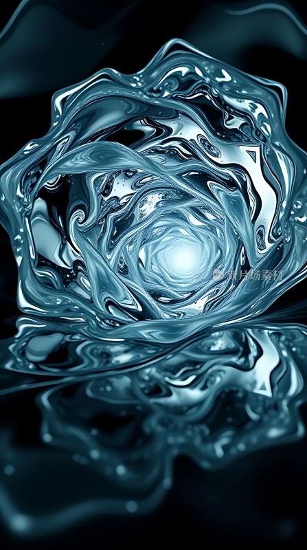 冰蓝漩涡