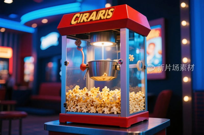 电影院爆米花机场景