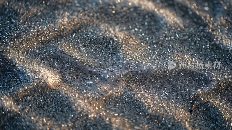 冰封大地晶莹剔透的世界