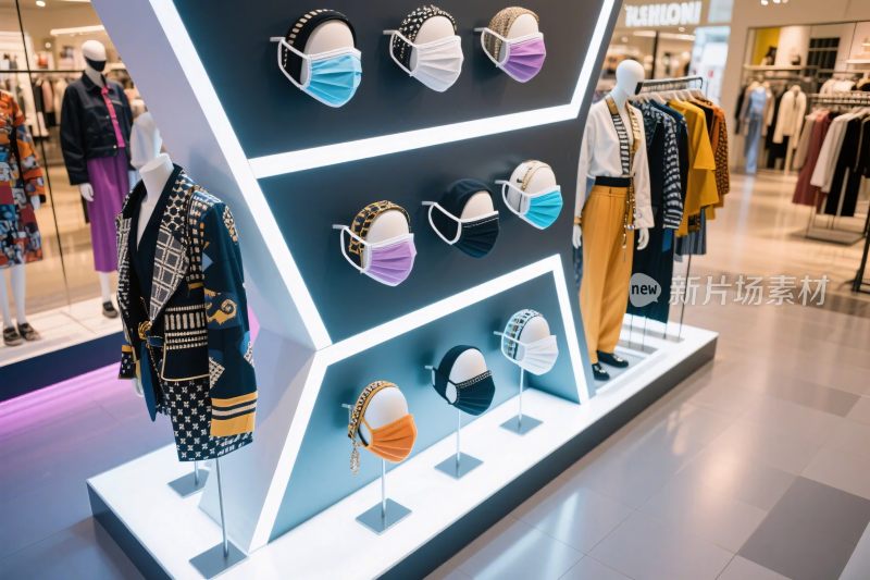 商场口罩陈列展示