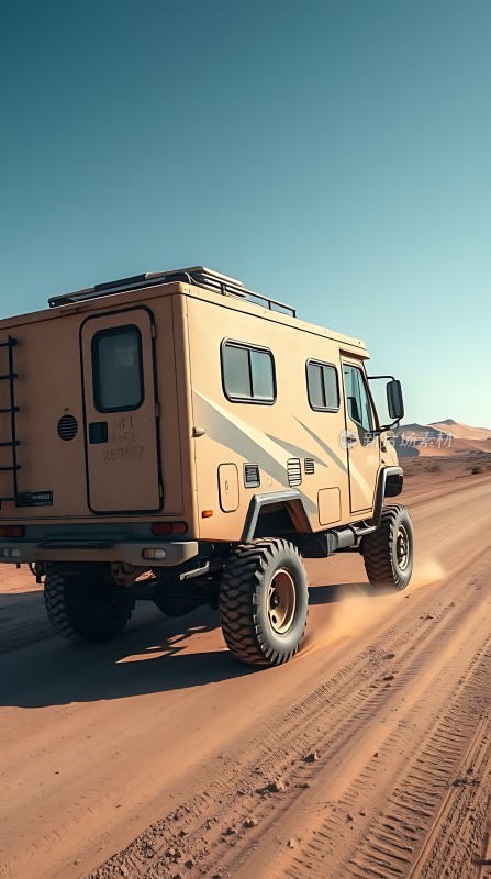 沙漠探险之旅越野房车驰骋沙海
