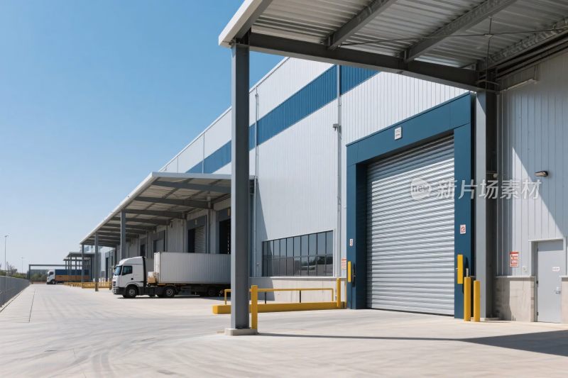 工业仓库外景场景