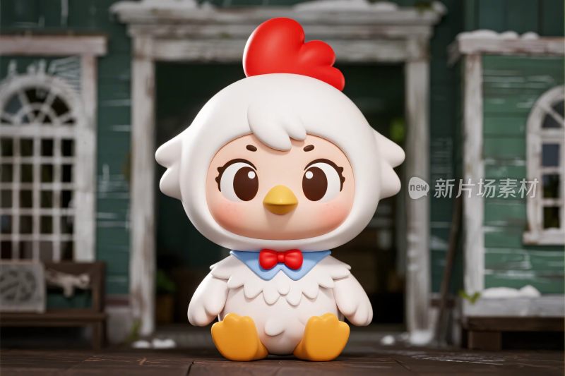 可爱卡通小鸡形象