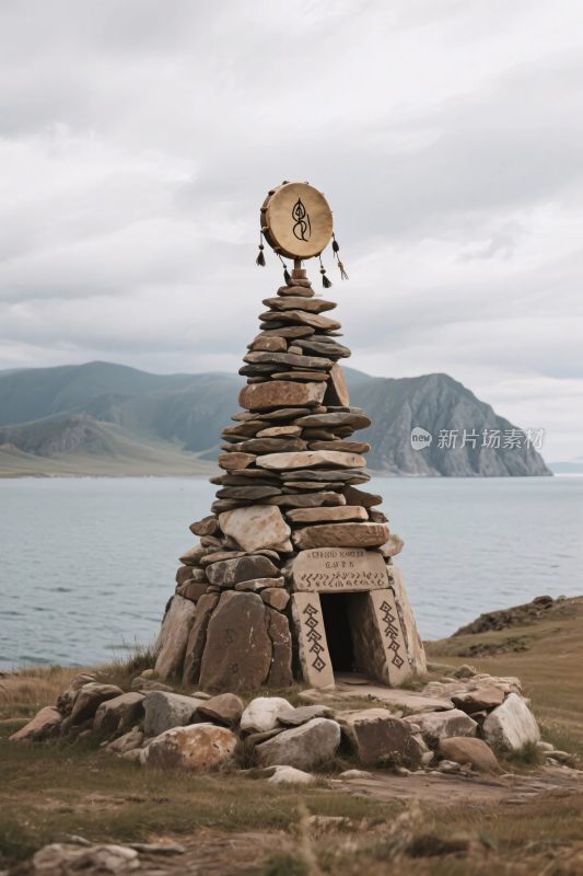 贝加尔湖石堆神庙