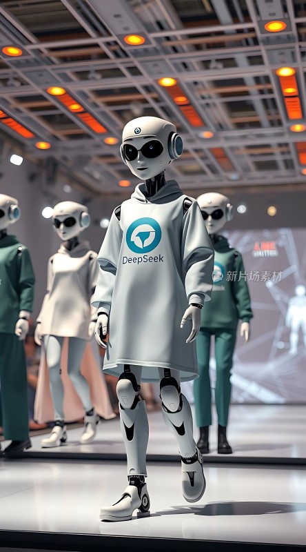 智能机器人展示未来科技感十足