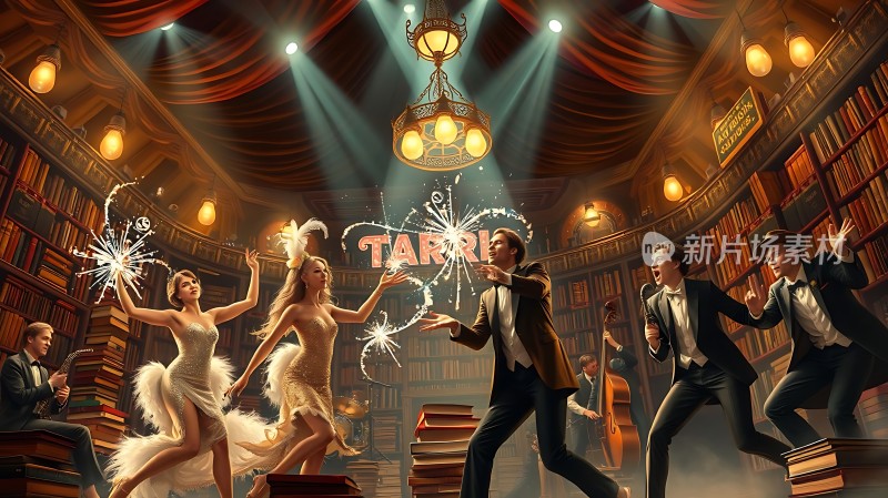 书架上的舞蹈派对