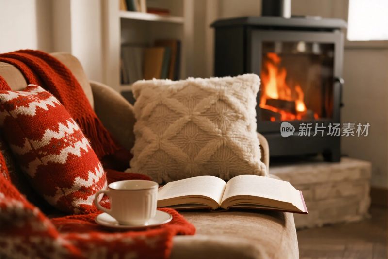 温馨室内阅读场景