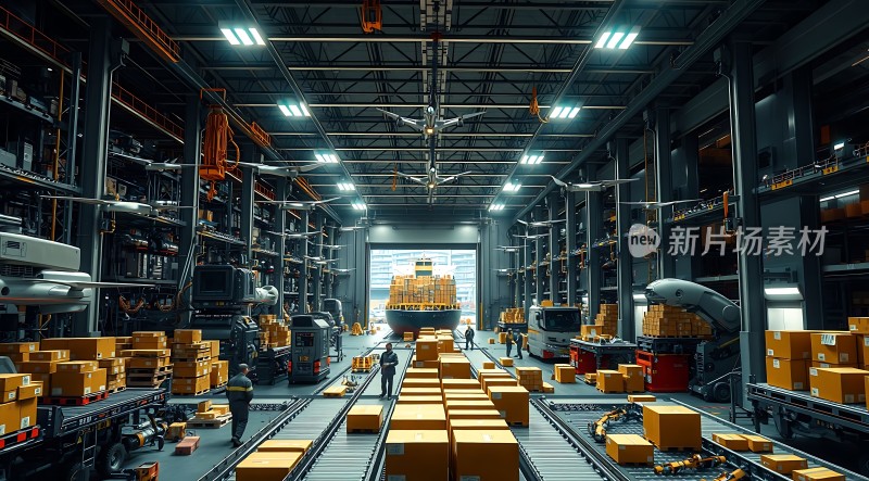 智能物流中心高效仓储与运输系统