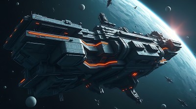 星际飞船探索未知宇宙