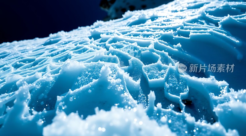 冰封世界晶莹剔透