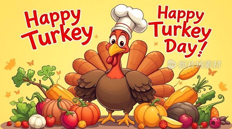 感恩节快乐！火鸡美食盛宴