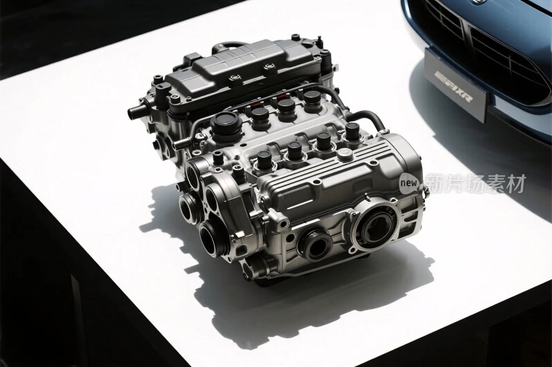 汽车发动机展示图