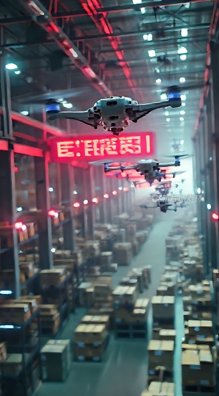 无人机仓库配送中心