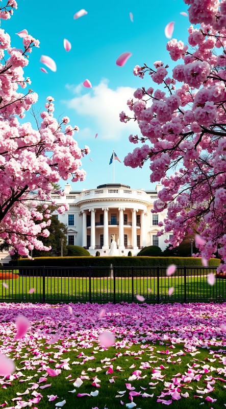 白宫春色满园