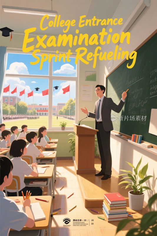 校园课堂考试冲刺教学