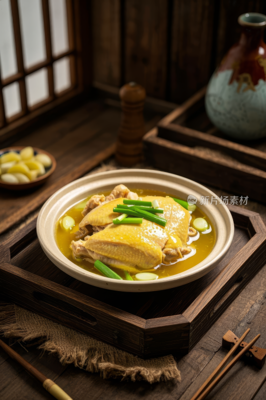 花雕醉鸡中国传统经典美食中式家常美味食物