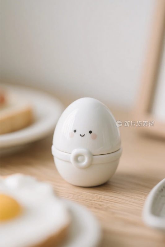 可爱小陶瓷鸡蛋摆件