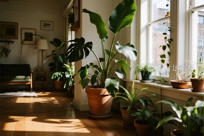 室内绿植布置场景