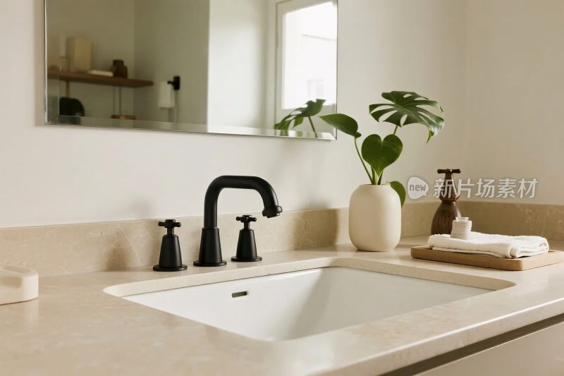 浴室洗手台场景图