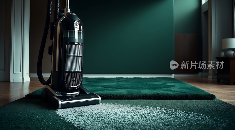 新片场素材 吸尘器清洁地毯