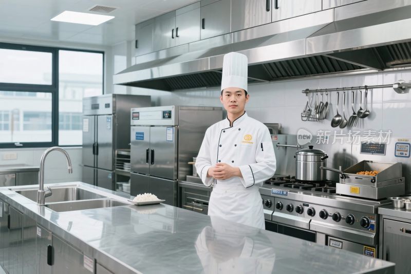 专业厨房厨师场景