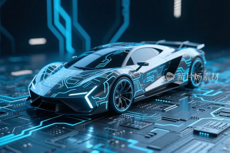 未来科幻跑车概念图
