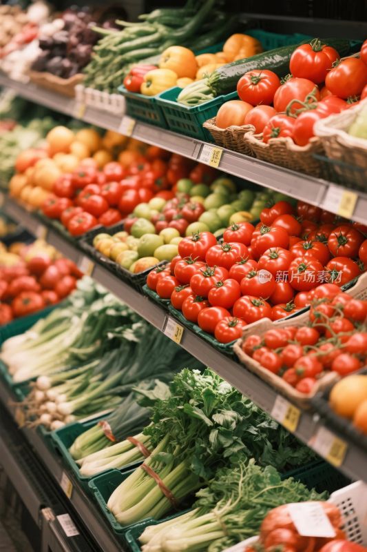 超市果蔬货架图