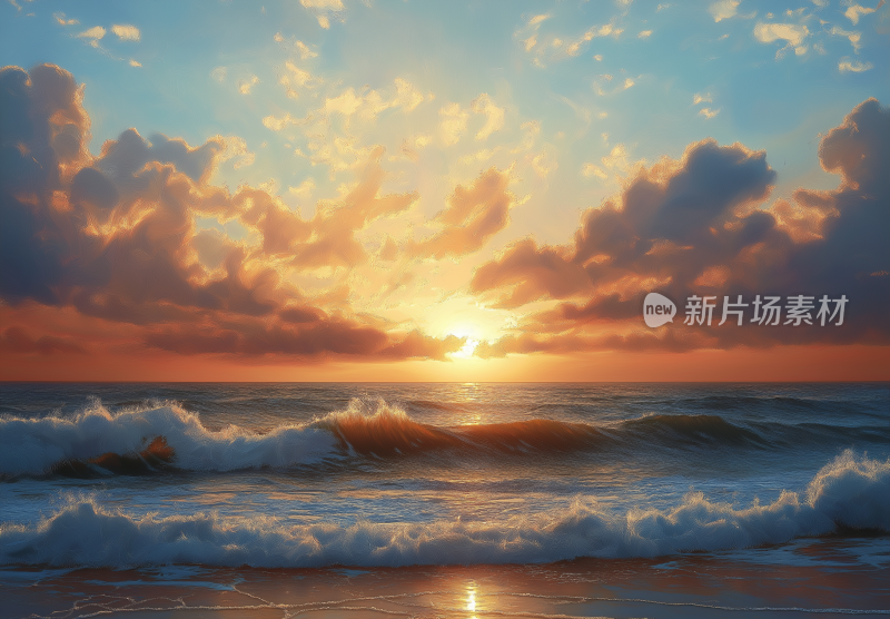 大海 海浪 浪花