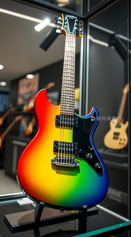 彩虹吉他展示
