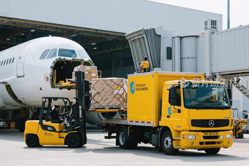机场货运装卸场景