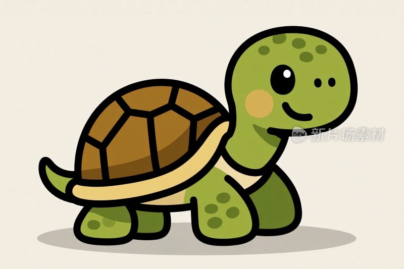 卡通乌龟插画