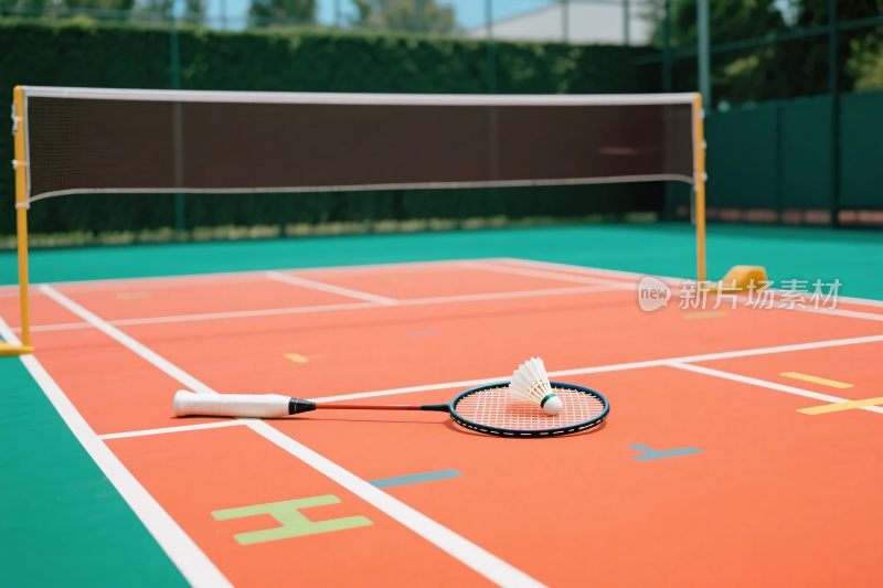 网球场羽毛球装备