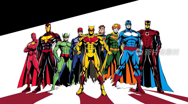 超级英雄集结正义力量齐发！