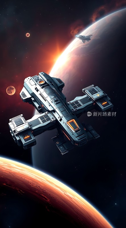 星际飞船探索未知宇宙